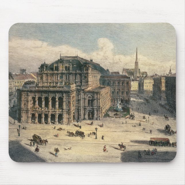 Wien statligt operahus, c.1869 musmatta (Framsidan)