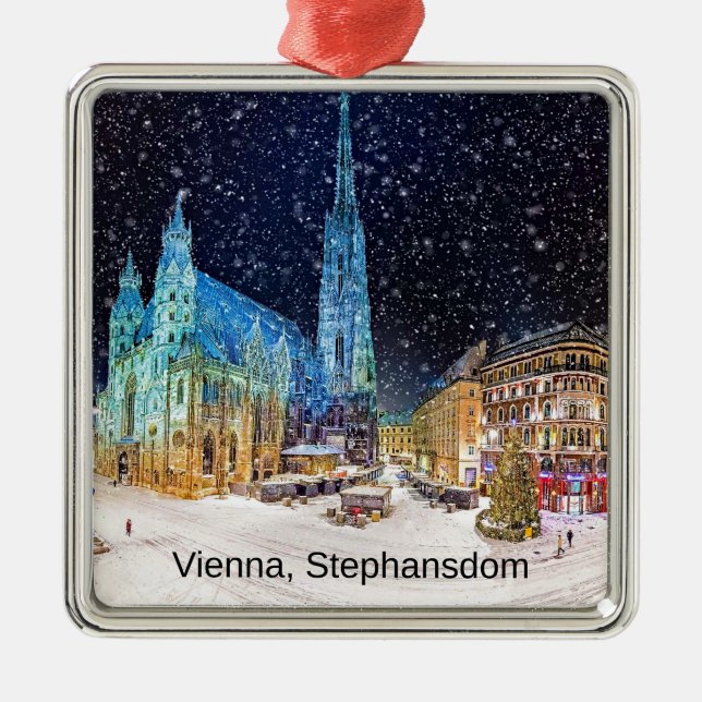 Wien, Stefansdomen, Julgransprydnad Metall (Framsidan)