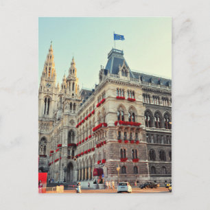 Wien Town Hall-arkitektur Vykort