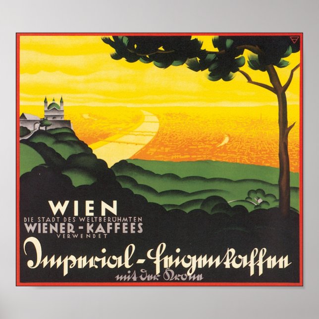 Wien Travel Poster (Framsidan)