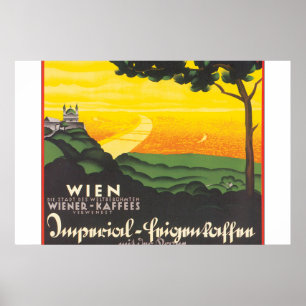 Wien_Vintage reser affischkonstverk Poster