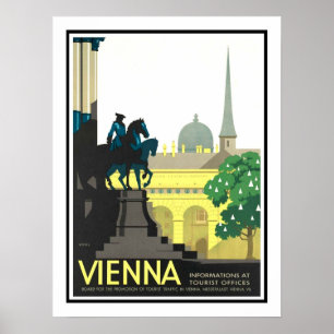 Wien Vintage resor Poster