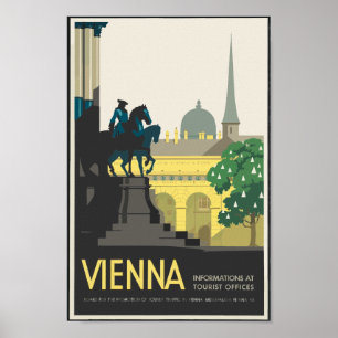 Wien Vintage resor Poster
