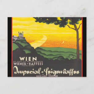 Wien_Vintage resor Poster teckning Vykort