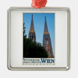Wien - Votivkirche Julgransprydnad Metall