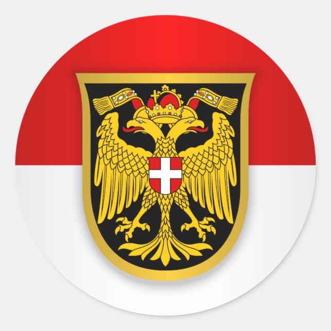 Wien/Wien Runt Klistermärke (Framsida)