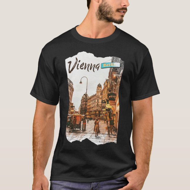 Wien Wien Wien, Wien T Shirt (Framsida)