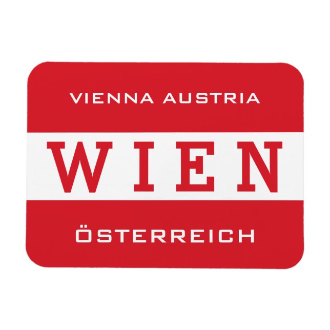 Wien - Wienmagnet Magnet (Horisontell)