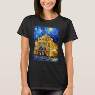 Wien Wienstaten Opera Van Gogh T Shirt
