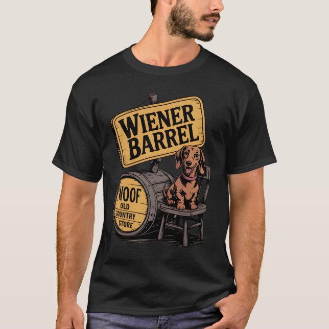 Wiener Barrel T Shirt (Framsida)