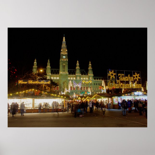 Wiener Christkindlmarkt Poster (Framsidan)