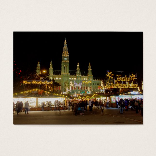 Wiener Christkindlmarkt Visitkort (Framsidan)