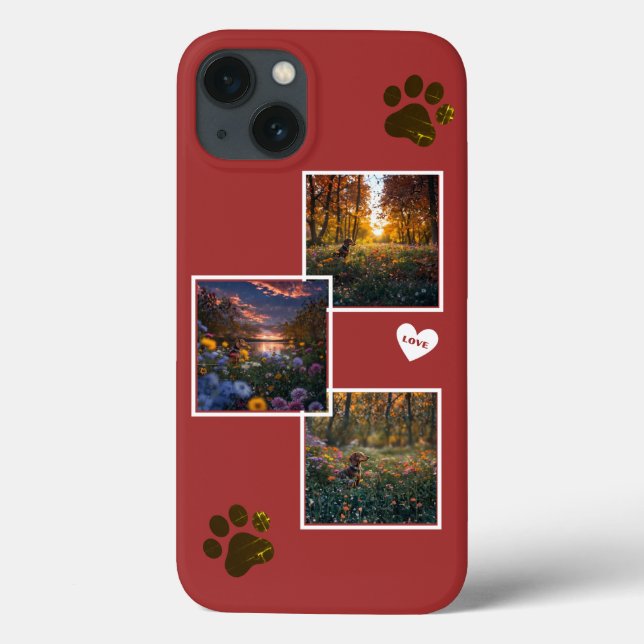 Wiener : Dachshund Photo Collage iphone case (Baksida)