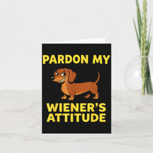 Wiener Dog Dachshund  Kort