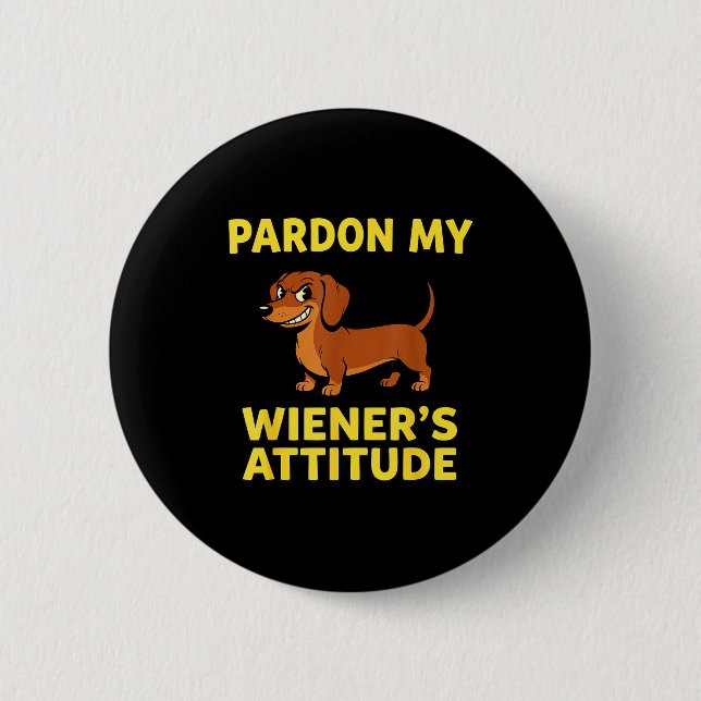 Wiener Dog Taxar  Knapp (Framsida)