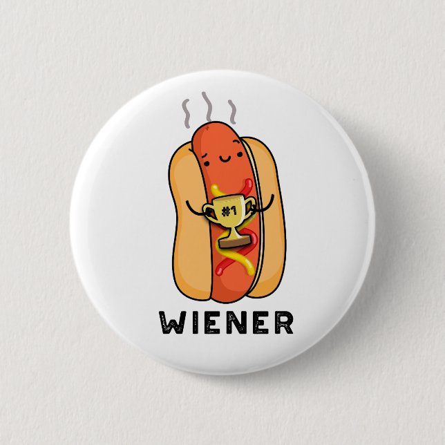 Wiener Funny Sause Pun Knapp (Framsida)