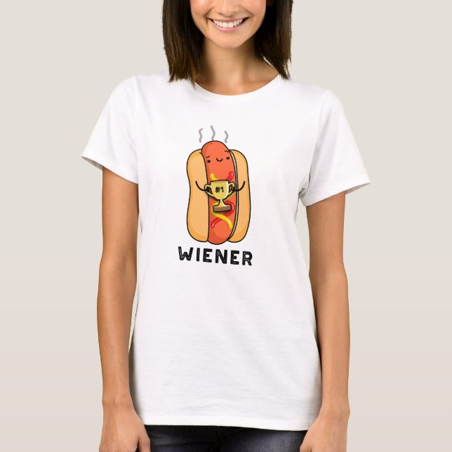 Wiener Funny Sause Pun T Shirt (Framsida)