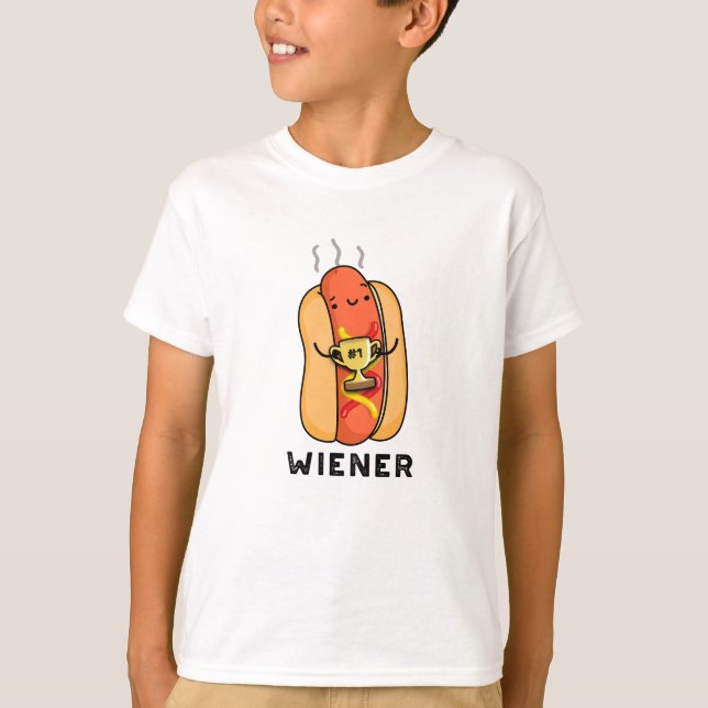 Wiener Funny Sause Pun T Shirt (Framsida)