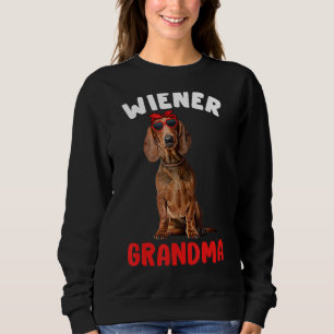 Wiener Grandma Funny Dachshund Grandma Doxie Hund T Shirt
