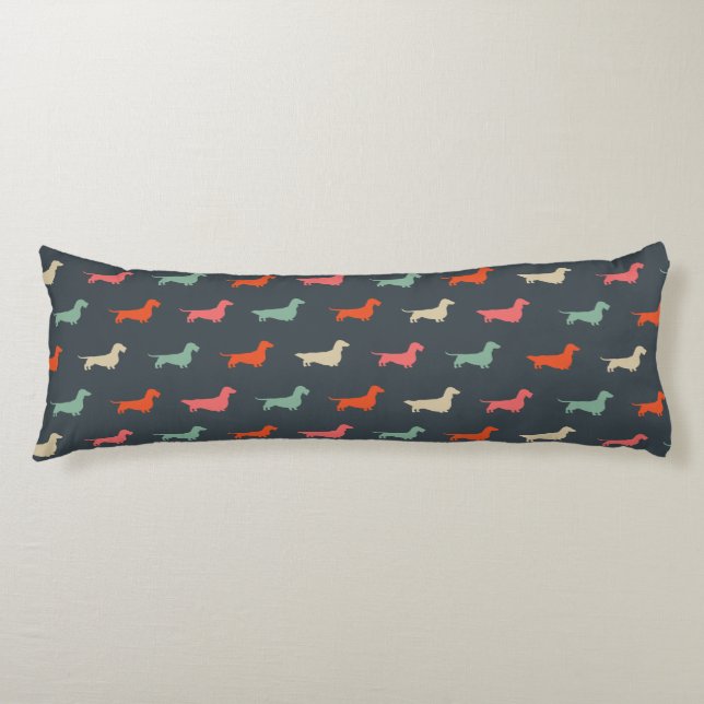 Wiener Hund älskare Kroppskudde (Framsidan)