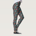 Wiener Hund älskare Leggings<br><div class="desc">Dachshunds Leggings. Färgstarka silhuetter mönster med långa,  avlånga och släta jackat hundar. Besök Jenns Doodle World för ännu fler produkter med den här roligten Doxies design,  liksom fler hund aveln-matade gåvor.</div>