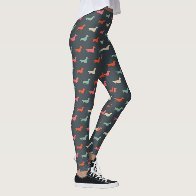 Wiener Hund älskare Leggings (Höger)