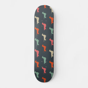 Wiener Hund älskare Mini Skateboard Bräda 18,5 Cm