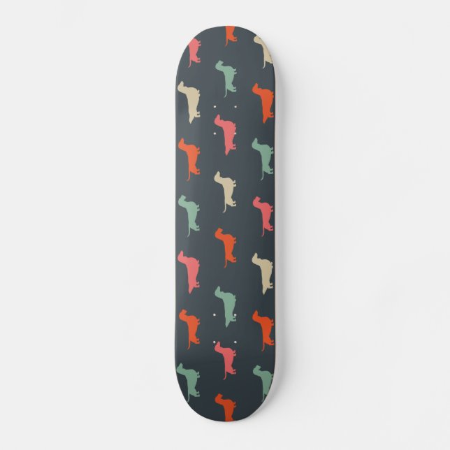 Wiener Hund älskare Mini Skateboard Bräda 18,5 Cm (Framsida)