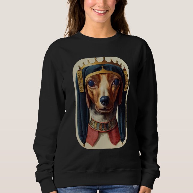 Wiener Hund Ancient Retro Dachshund 11 T Shirt (Framsida)