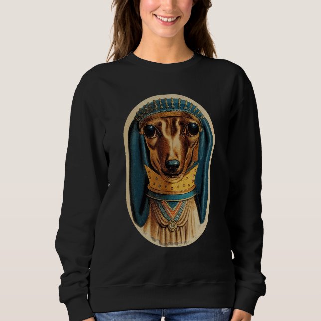 Wiener Hund Ancient Retro Dachshund 8 T Shirt (Framsida)