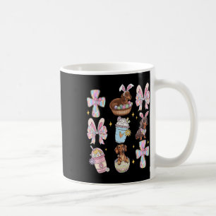 Wiener Hund Dachshund Coquette Bow Christian Doxie Kaffemugg
