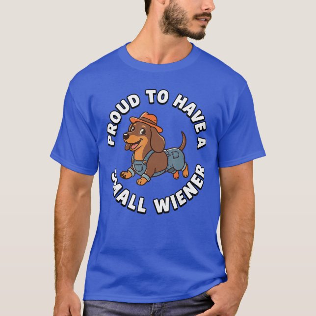 Wiener Hund Dachshund T Shirt (Framsida)