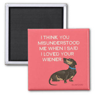 Wiener hund magnet