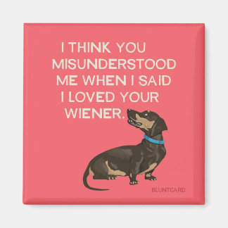 Wiener hund magnet