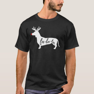Wiener Hund Reindeer Dachshund jul T Shirt