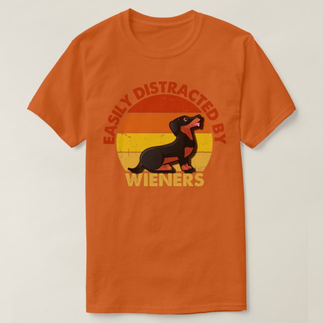 Wiener hund t shirt (Design framsida)