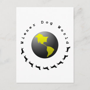 Wiener Hund World Graphic Vykort