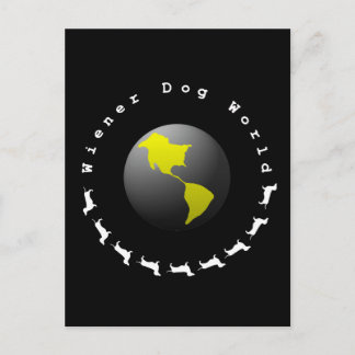 Wiener Hund World Graphic Vykort