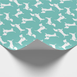Wiener Hund Wrapping Papper Dachshund Puppy Presentpapper