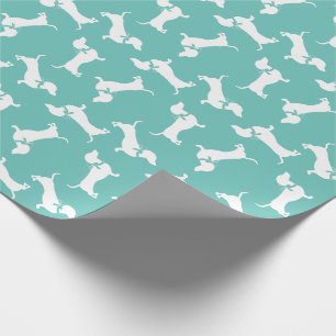 Wiener Hund Wrapping Papper Dachshund Puppy Presentpapper