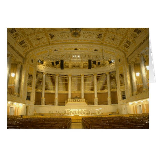 Wiener Konzerthaus Hälsningskort (Framsidan Horizontal)