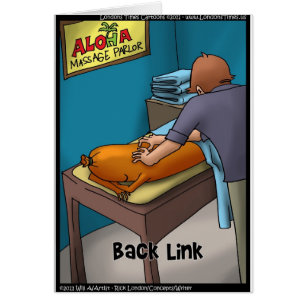 Wiener Massage aka Backlink Roliga presenter & kor Hälsningskort