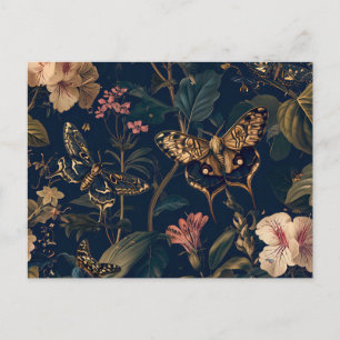 Wiener Nachtpfauenauge från Geraniums Garden Illu Vykort