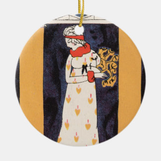 Wiener Werkstätte nr 887  Julgransprydnad Keramik