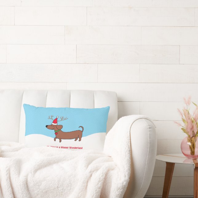 Wiener Wonderland Bomullskastkudde, 33 cm x 53 cm Lumbarkudde (Soffa)
