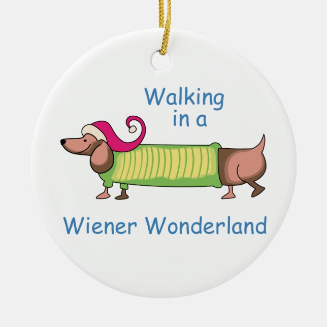 Wiener Wonderland Julgransprydnad Keramik (Framsidan)