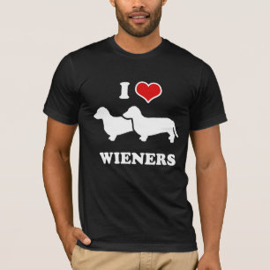 WIENERHUND: JAG ÄLSKAR WIENERS T SHIRT