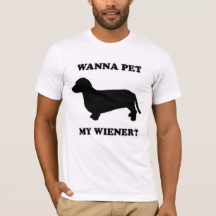 WIENERHUNDUTSLAGSPLATSER - "önska att dalta min T-shirt