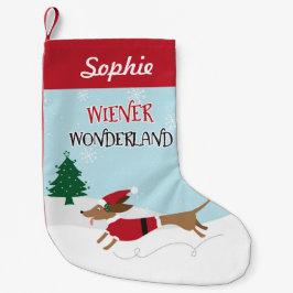 Wienerunderlandpersonlig Liten Julstrumpa