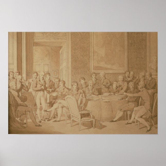 Wienkongressen, 1815 poster (Framsidan)